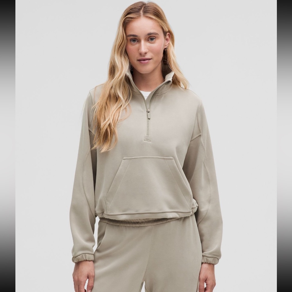 Lululemon Brushed Softstreme Half Zip